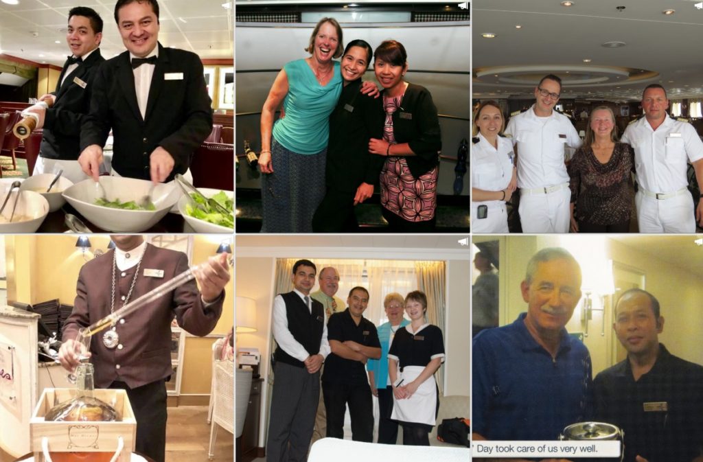 User-generated content submitted by staff and visitors of their experience on the cruises.  